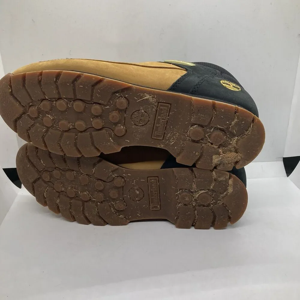 Timberland Mens Euro Sprint Mens 8.5 Wheat Black Hiking Outdoor